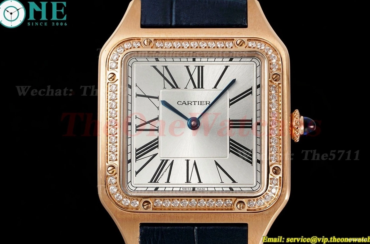 RG Santos Dumont LE Blue Dia Dial AF Quartz Silver 0329